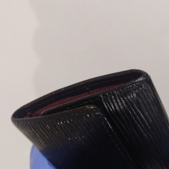 Vintage Authentic Louis Vuitton Black Epi Leather 6 Ring Key Holder Case 4 x 3" - Picture 7 of 14